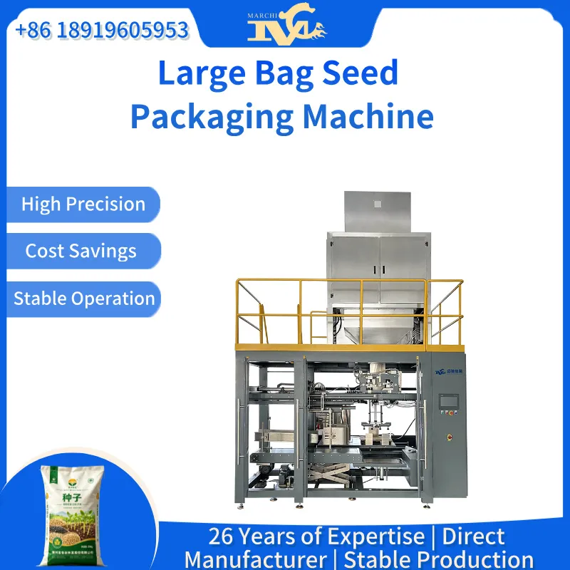 Large-bag seed packaging machine