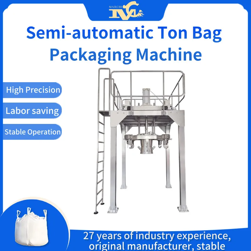 Semi-automatic ton bag packaging machine