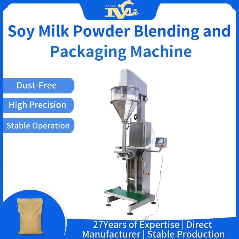 Soy milk powder blending and packaging machine