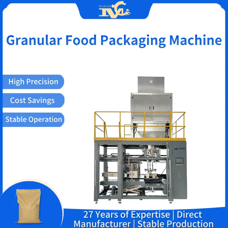 Granular food packaging machine